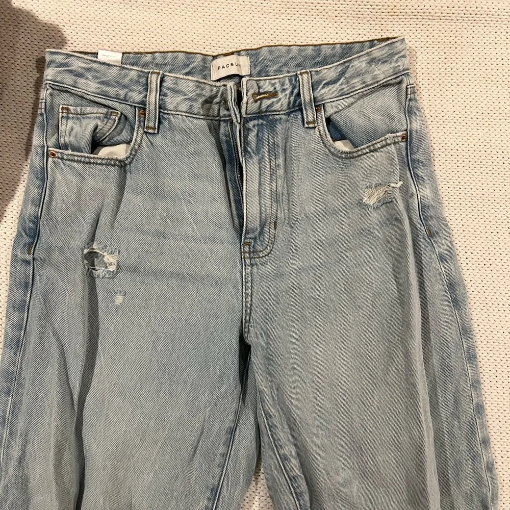 PacSun High Rise Light Blue Jeans - Picture 1 of 6